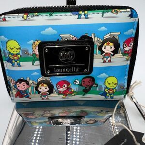 Loungefly DC Chibi Superhero Wallet